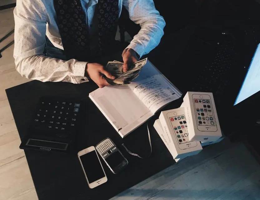 Monthly review report with spending summary